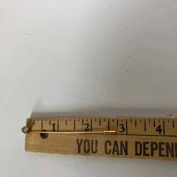 Vtg Austrian Crystal  Stick Pin - Picture 11 of 11